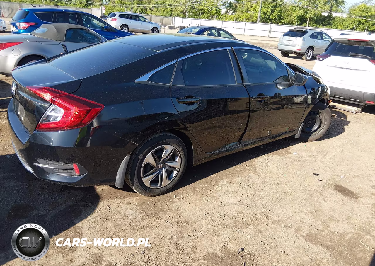 2020 Honda Civic Lx VIN:2HGFC2F64LH547962 - 4