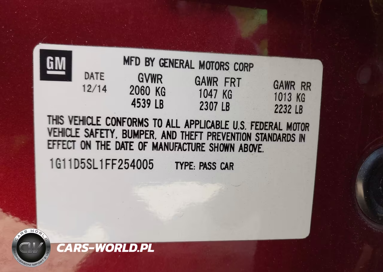 2015 Chevrolet Malibu 2Lt VIN:1G11D5SL1FF254005 - 9