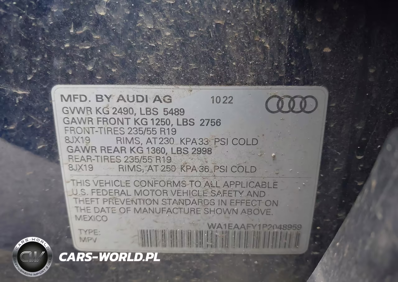 2023 Audi Q5 Premium Plus 45 Tfsi S Line Quattro VIN:WA1EAAFY1P2048959 - 9