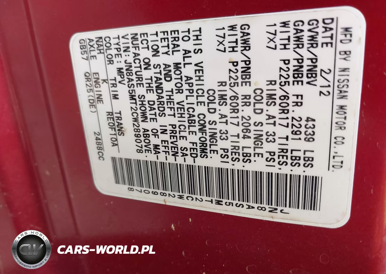 2012 Nissan Rogue Sv VIN:JN8AS5MT2CW289078 - 9
