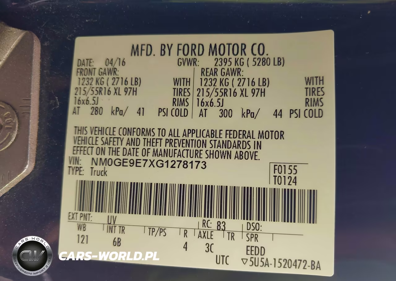 2016 Ford Transit Connect Xl VIN:NM0GE9E7XG1278173 - 9