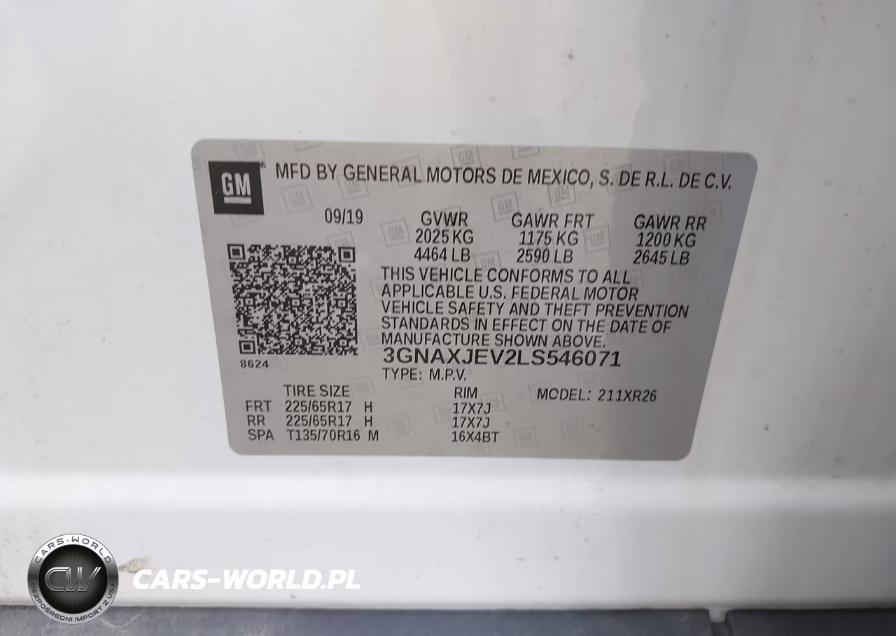 2020 Chevrolet Equinox Fwd 2Fl VIN:3GNAXJEV2LS546071 - 9
