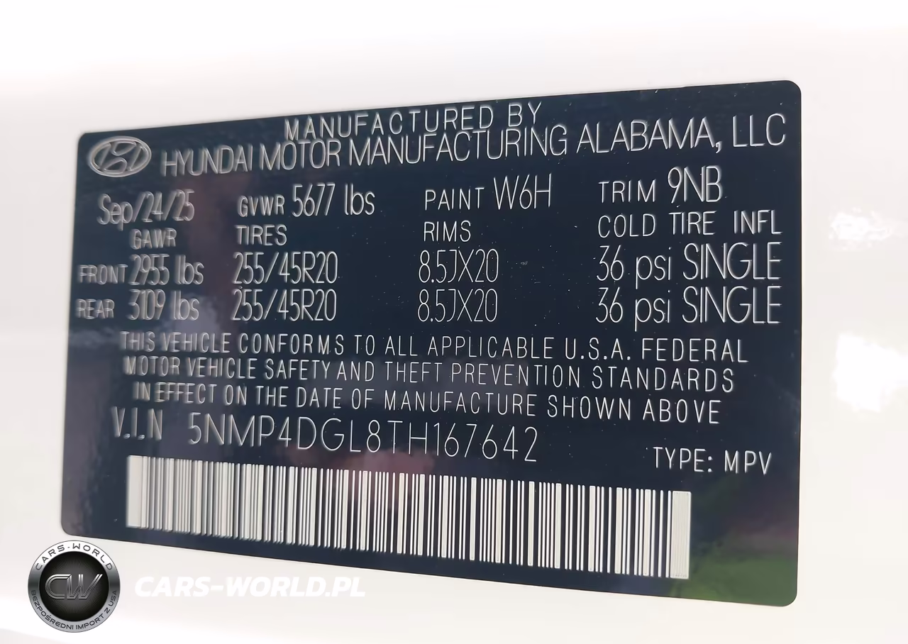 2026 Hyundai Santa Fe Limited VIN:5NMP4DGL8TH167642 - 9