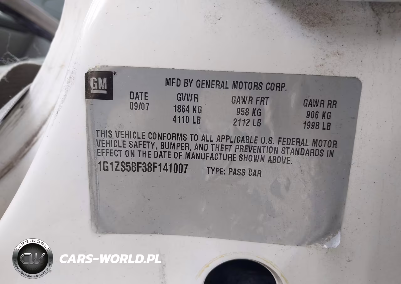 2008 Chevrolet Malibu Classic Ls VIN:1G1ZS58F38F141007 - 9