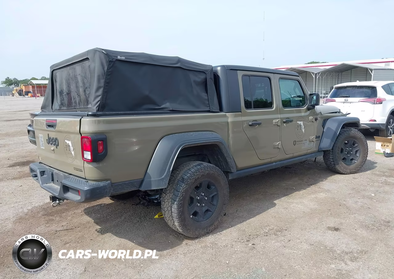 2020 Jeep Gladiator Sport S 4X4 VIN:1C6JJTAGXLL167796 - 4