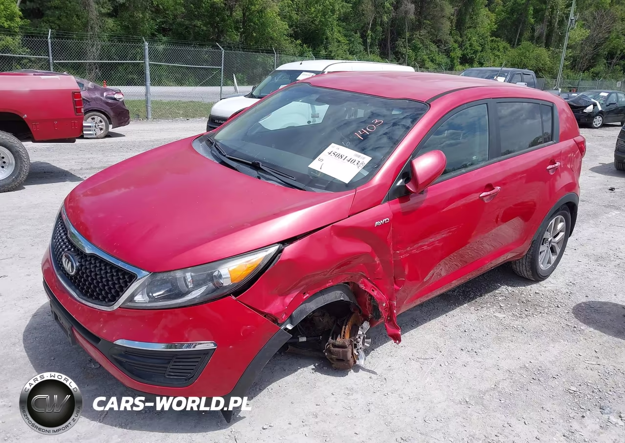 2015 Kia Sportage Lx VIN:KNDPBCAC7F7747646 - 2