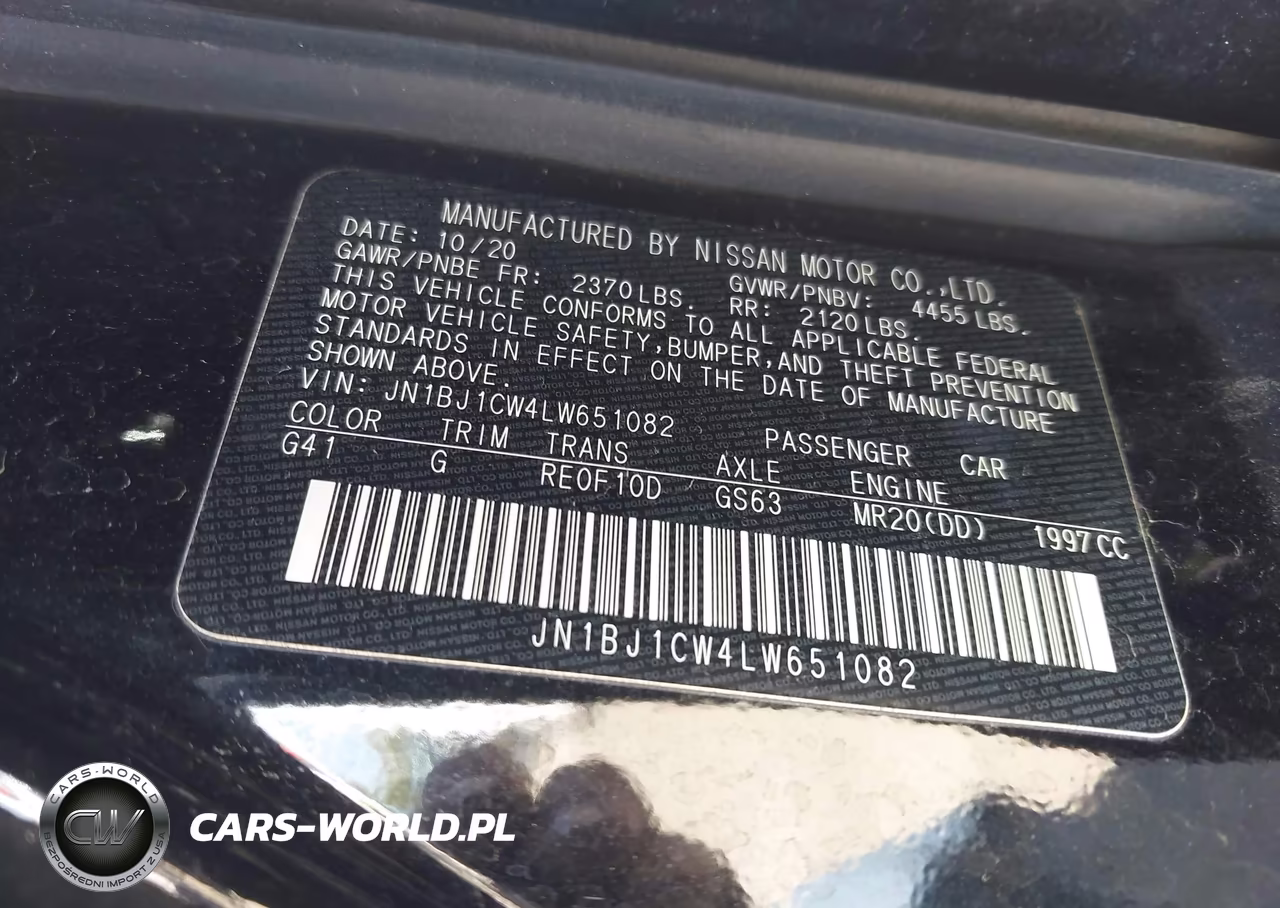 2020 Nissan Rogue Sport Sv Awd Xtronic Cvt VIN:JN1BJ1CW4LW651082 - 9