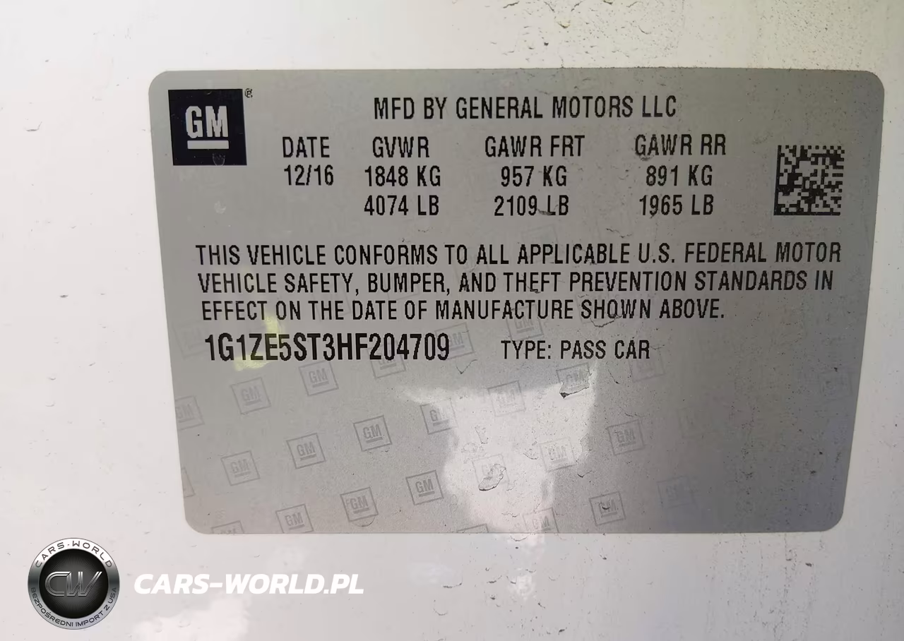 2017 Chevrolet Malibu 1Lt VIN:1G1ZE5ST3HF204709 - 9