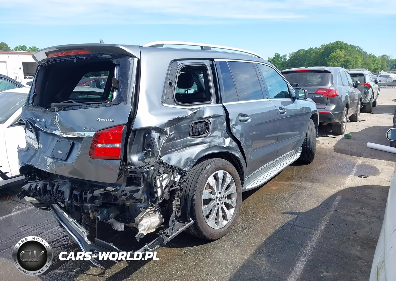 2017 Mercedes-Benz Gls 450 4Matic VIN:4JGDF6EE3HA981627 - 4