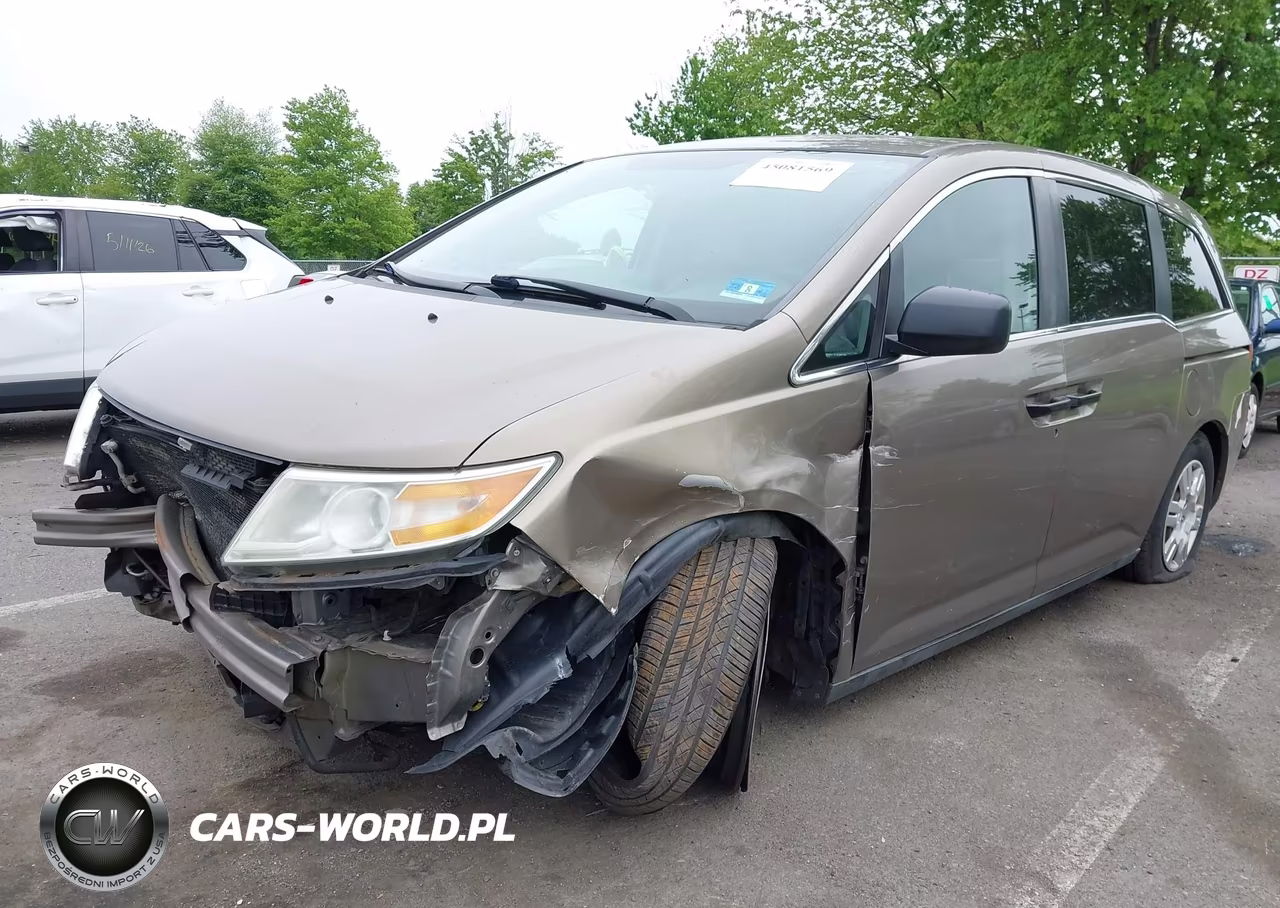 2012 Honda Odyssey Lx VIN:5FNRL5H22CB127825 - 2