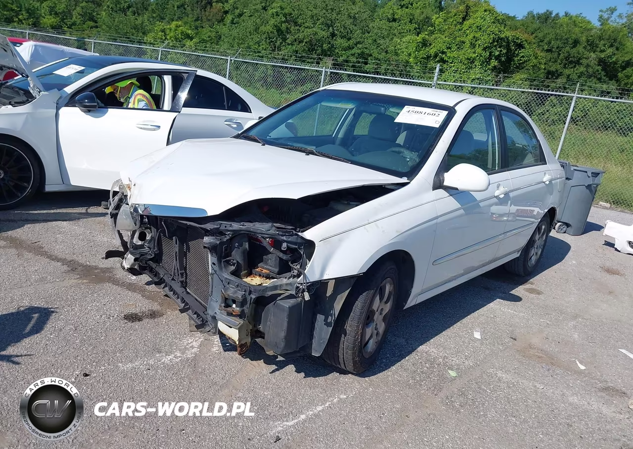 2009 Kia Spectra Lx VIN:KNAFE221X95649279 - 2