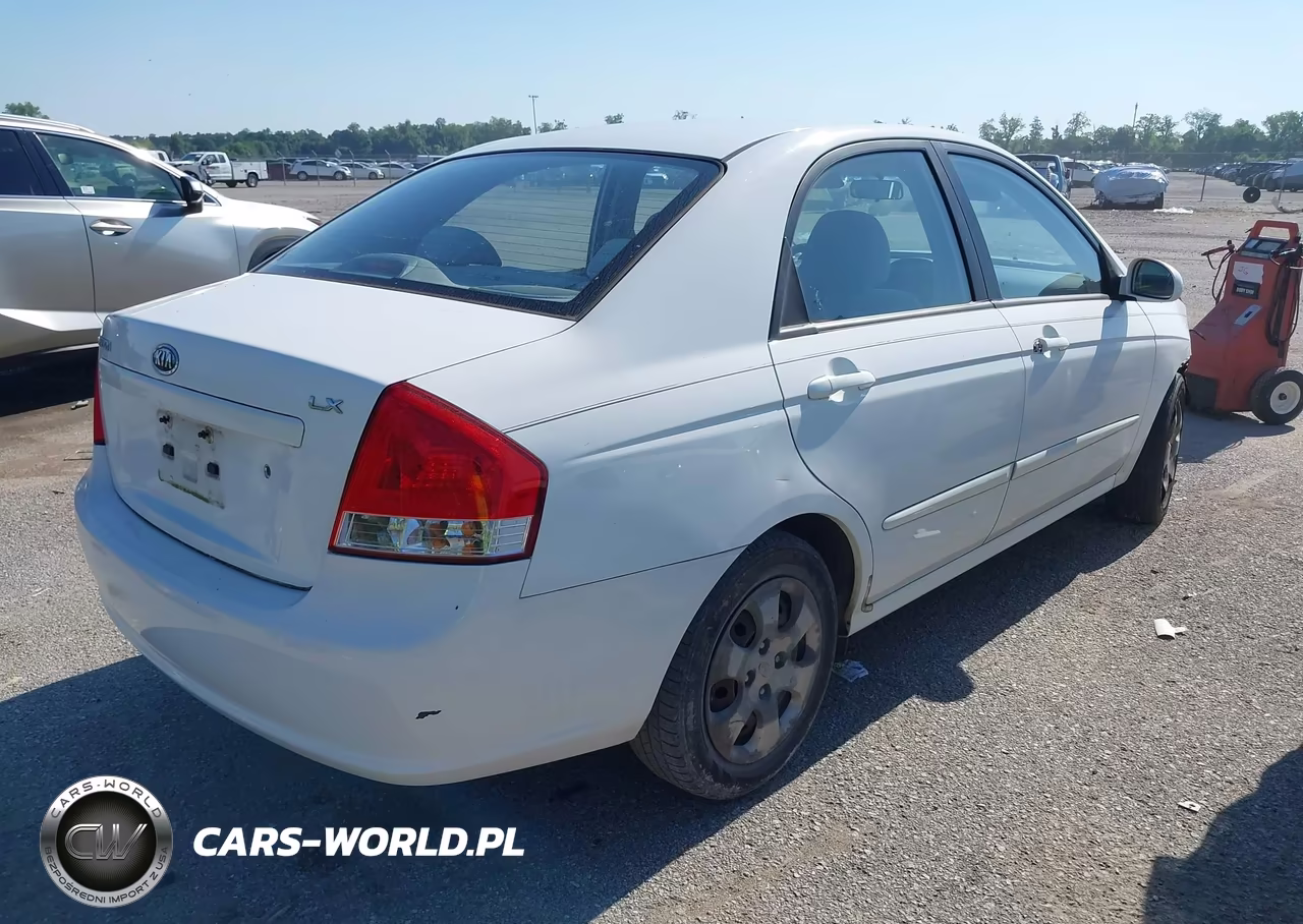 2009 Kia Spectra Lx VIN:KNAFE221X95649279 - 4