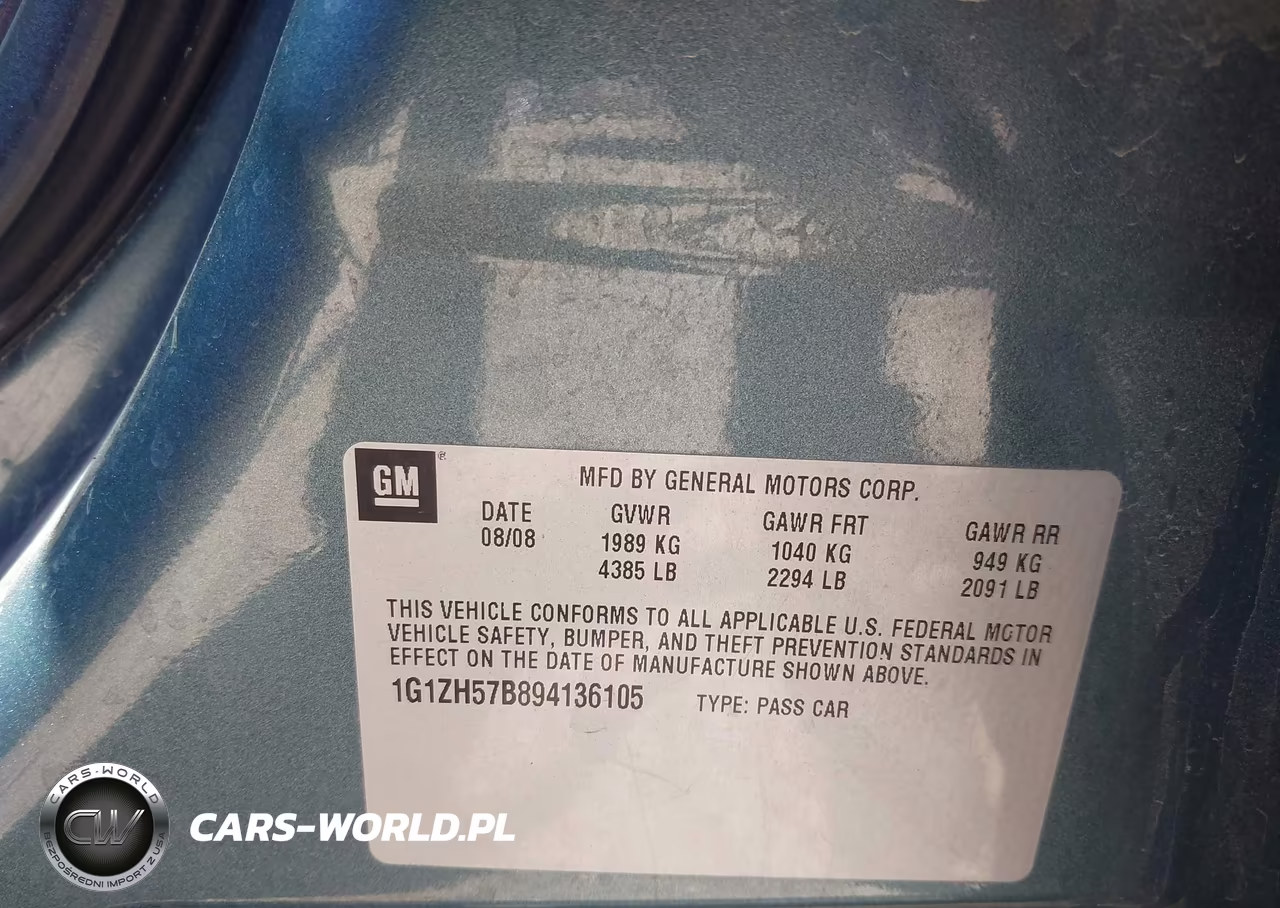 2009 Chevrolet Malibu Lt VIN:1G1ZH57B894136105 - 9
