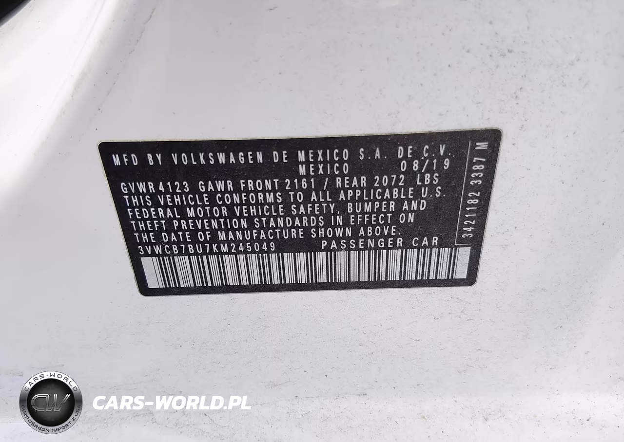2019 Volkswagen Jetta 1.4T R-Line-1.4T S-1.4T Se VIN:3VWCB7BU7KM245049 - 9