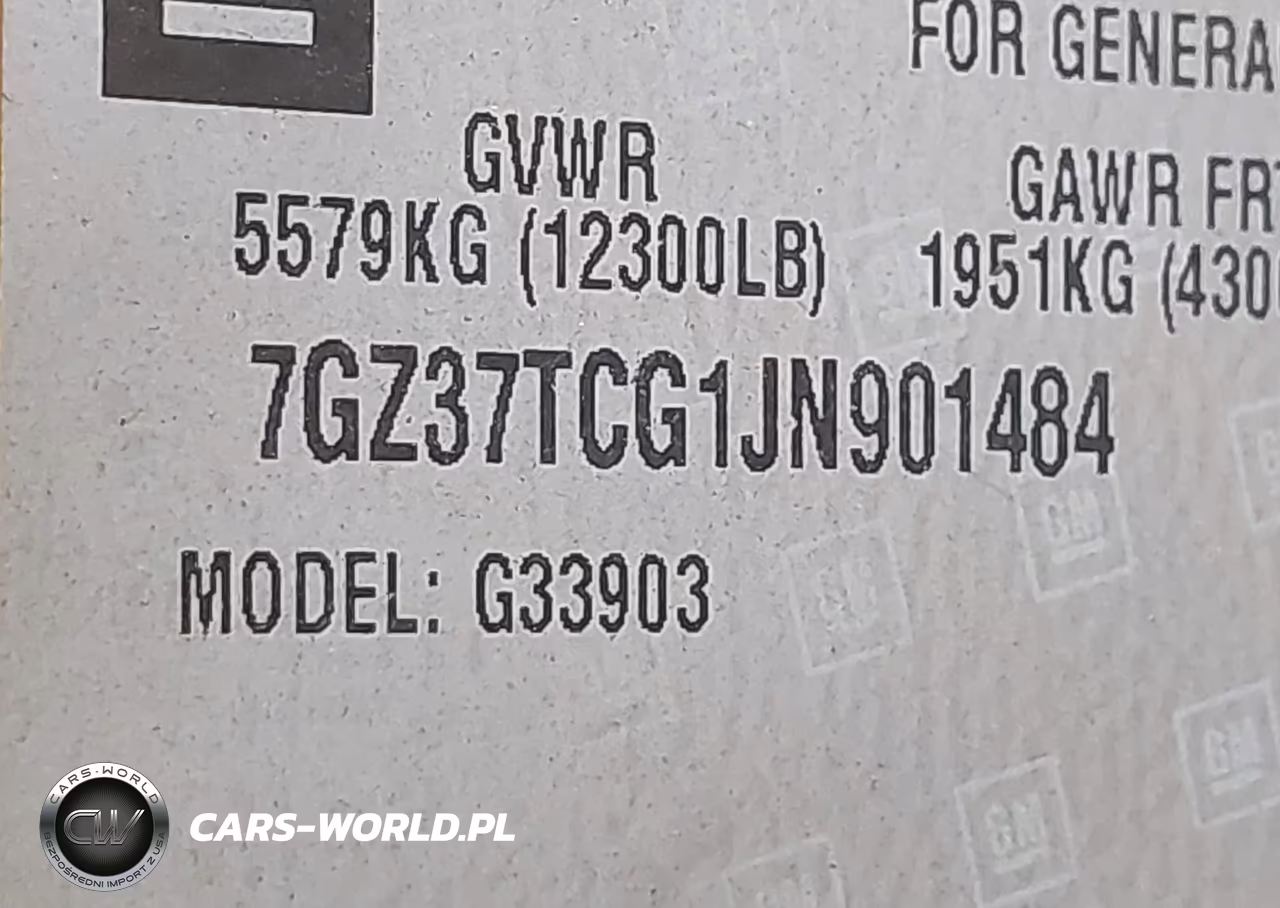 2018 GMC Savana Cutaway Work Van VIN:7GZ37TCG1JN901484 - 8
