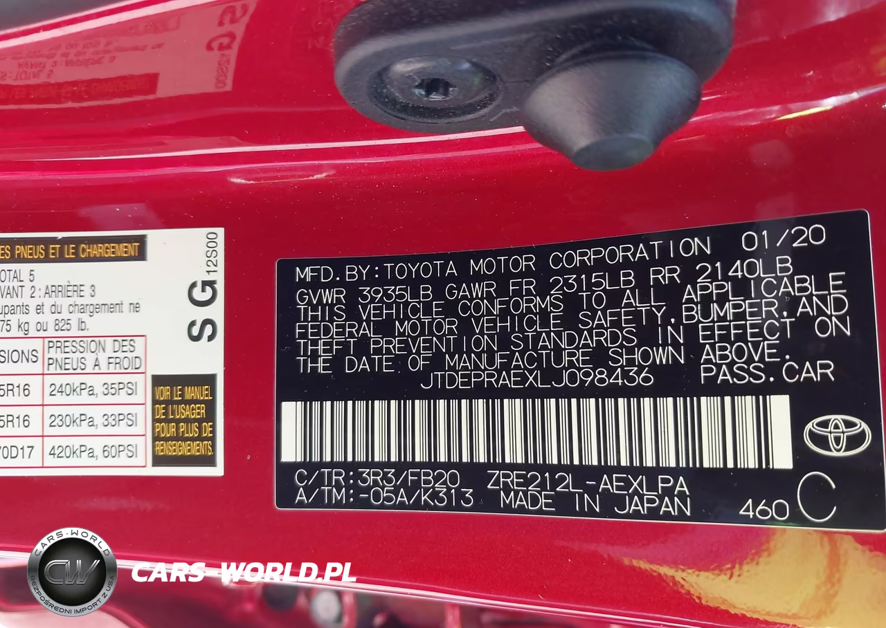 2020 Toyota Corolla Le VIN:JTDEPRAEXLJ098436 - 9