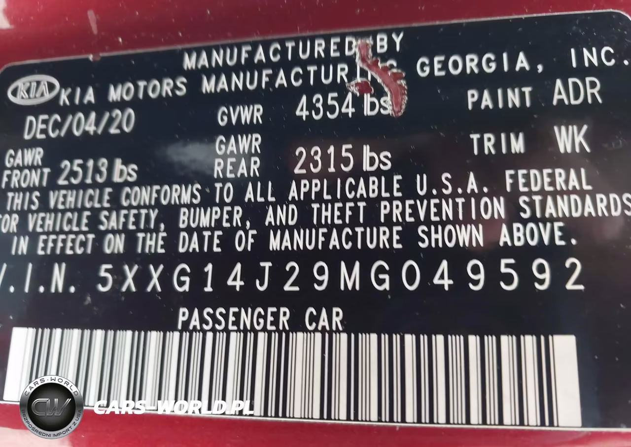 2021 Kia K5 Lxs VIN:5XXG14J29MG049592 - 9