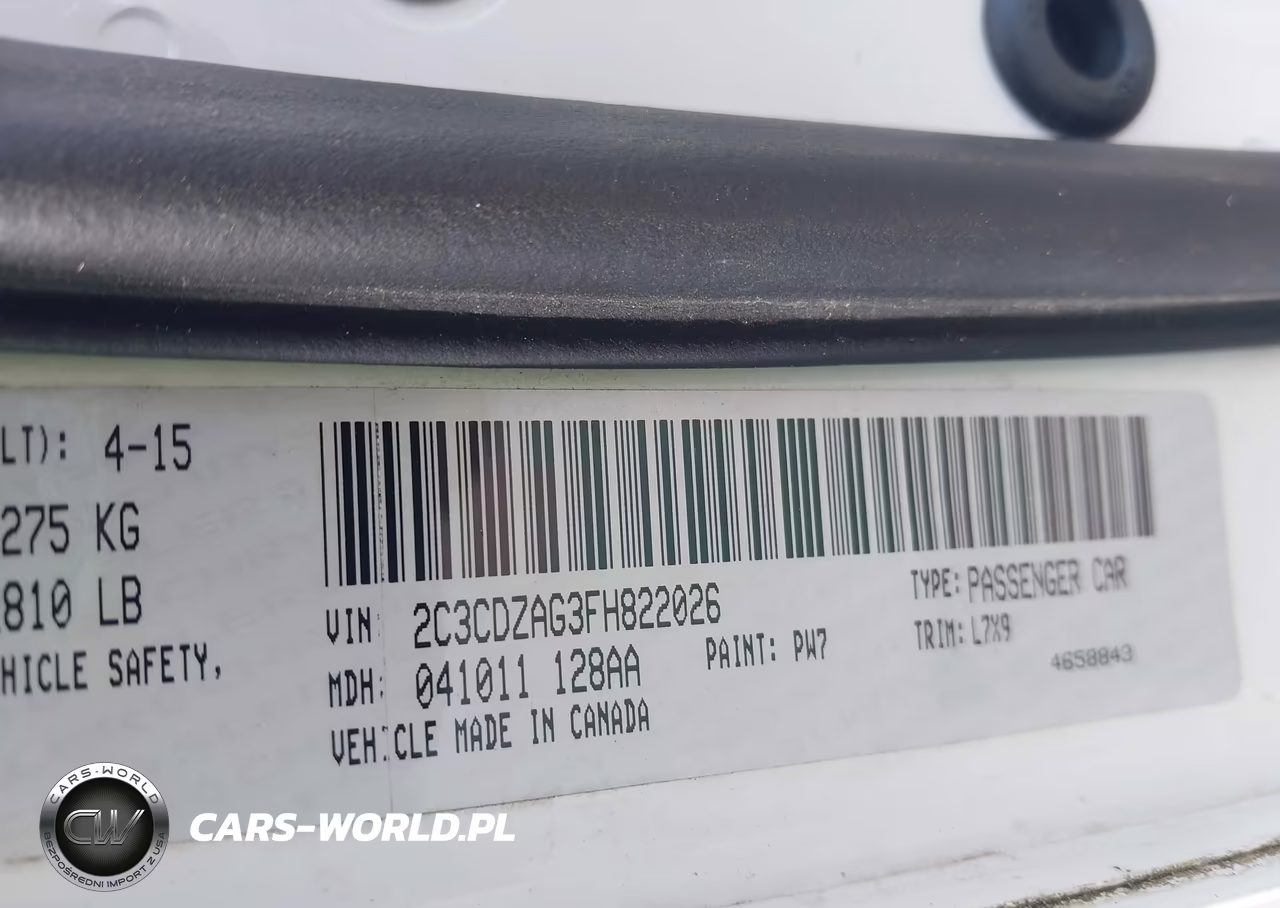 2015 Dodge Challenger Sxt VIN:2C3CDZAG3FH822026 - 9
