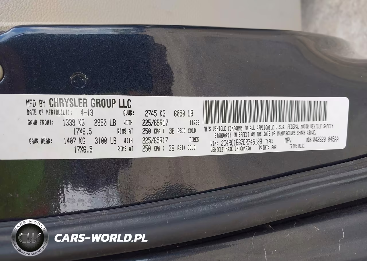 2013 Chrysler Town & Country Touring VIN:2C4RC1BG7DR745189 - 9