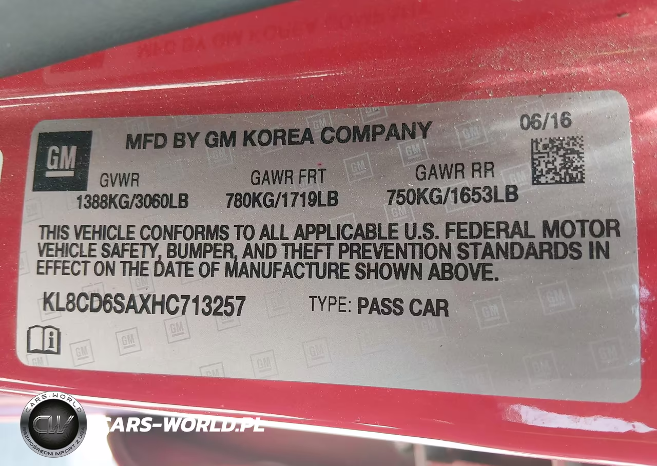 2017 Chevrolet Spark 1Lt Cvt VIN:KL8CD6SAXHC713257 - 9
