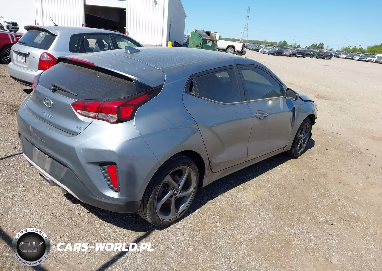 2019 Hyundai Veloster 2.0 VIN:KMHTG6AF3KU006431 - 4