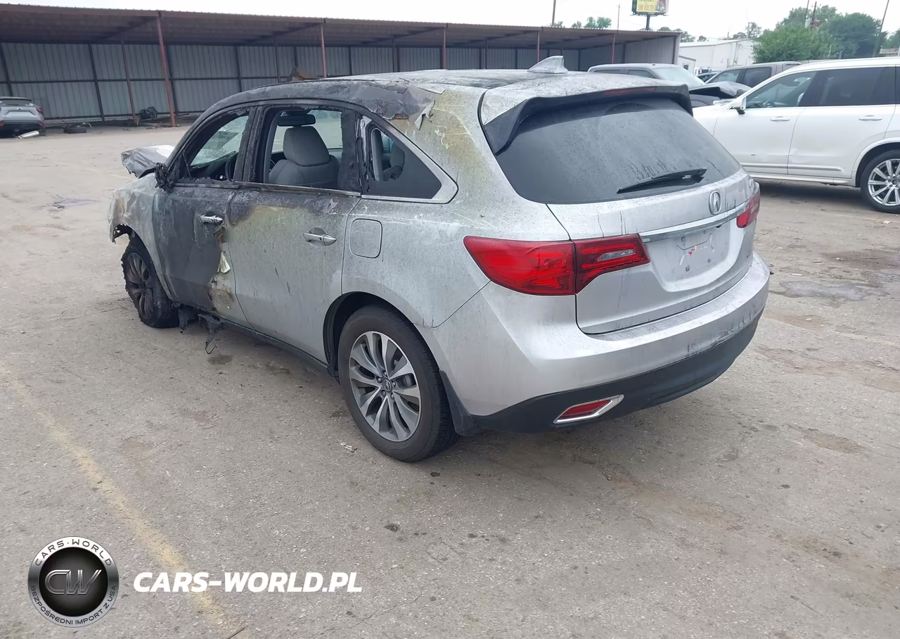 2014 Acura Mdx Technology Package VIN:5FRYD4H42EB048886 - 3