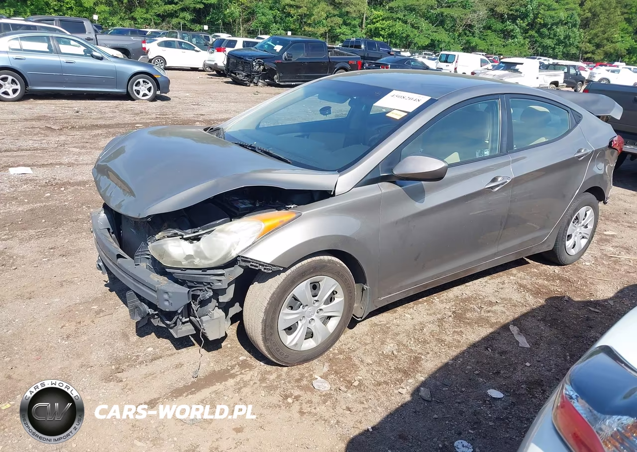 2013 Hyundai Elantra Gls VIN:5NPDH4AE6DH371992 - 2