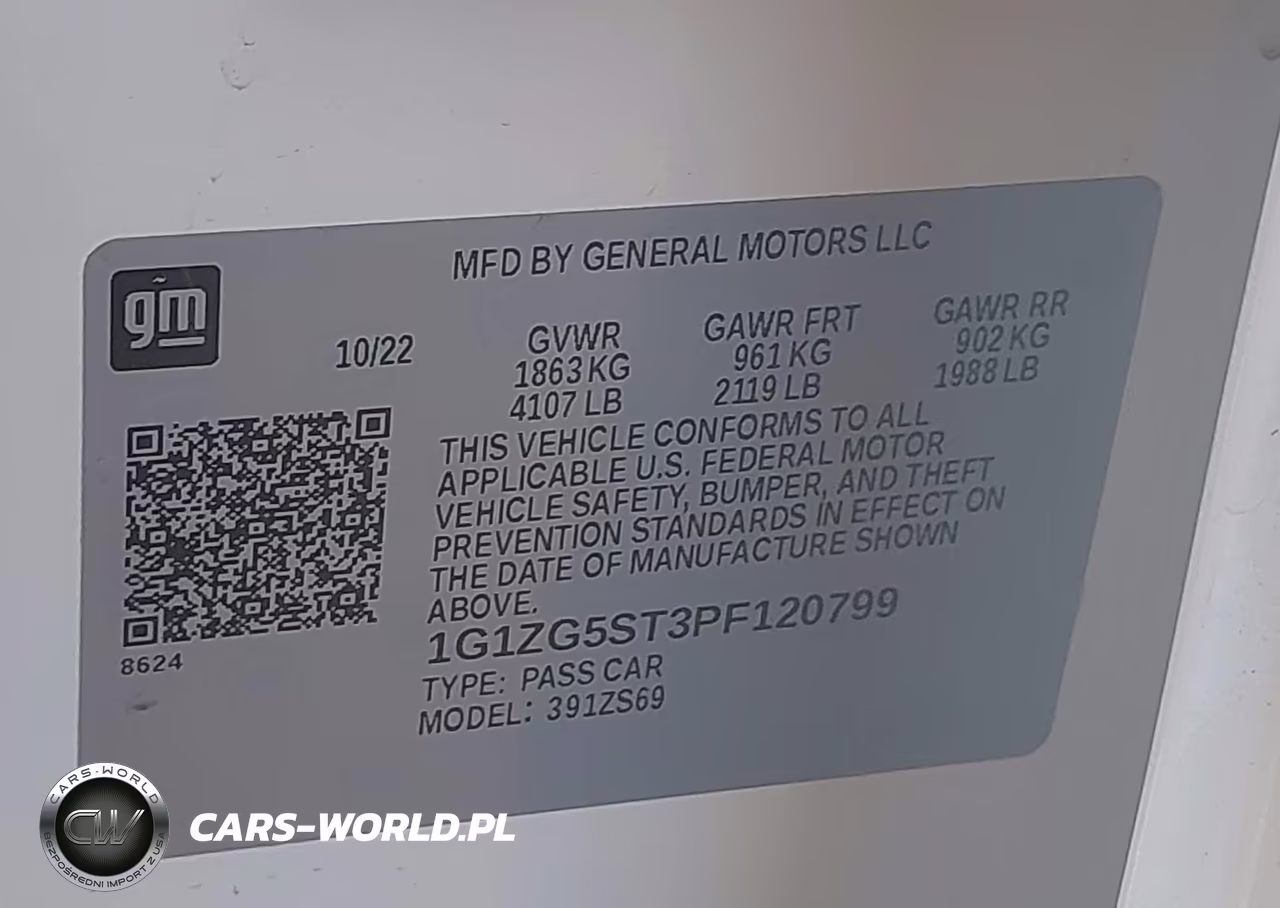 2023 Chevrolet Malibu Fwd Rs VIN:1G1ZG5ST3PF120799 - 9