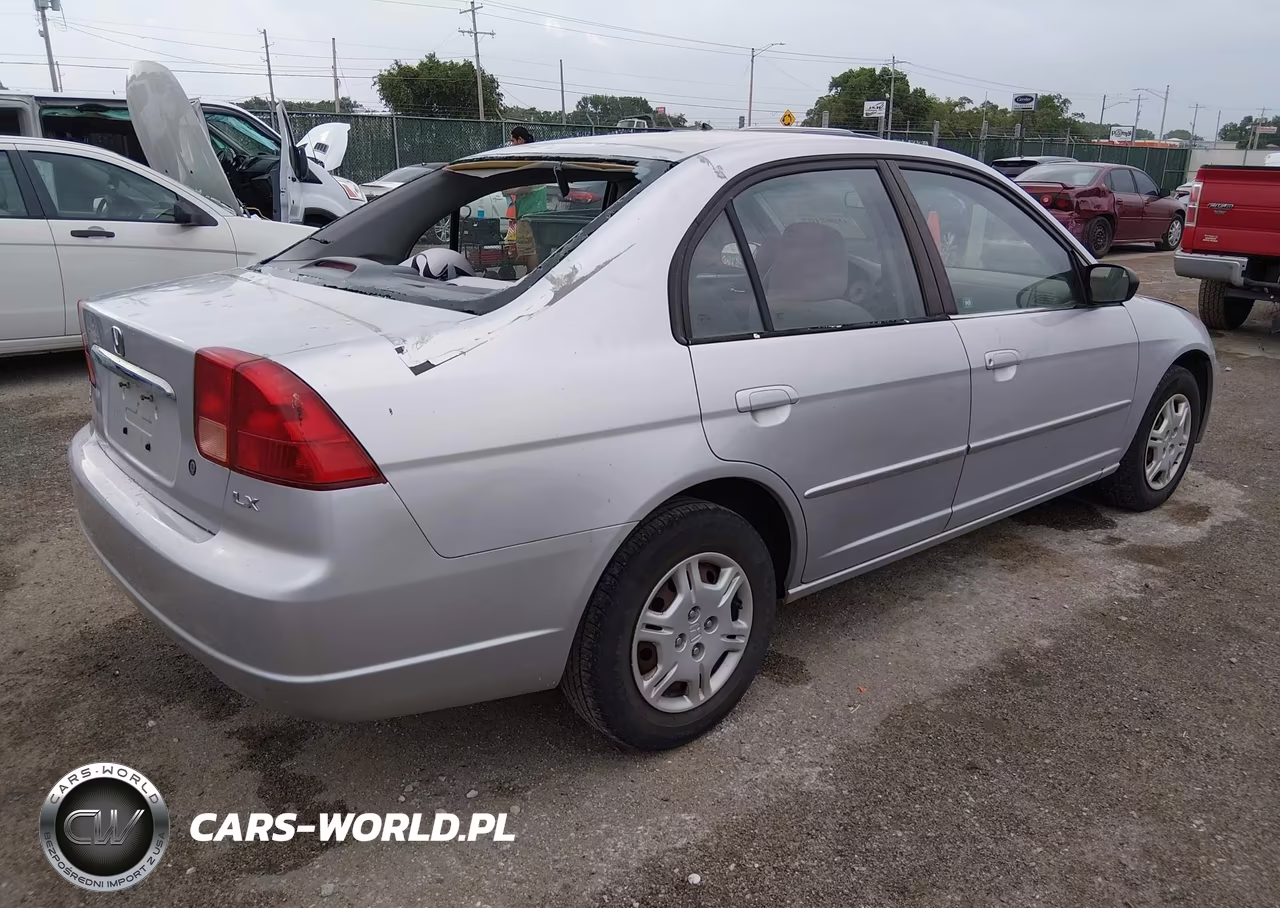 2002 Honda Civic Lx VIN:1HGES15662L017018 - 4