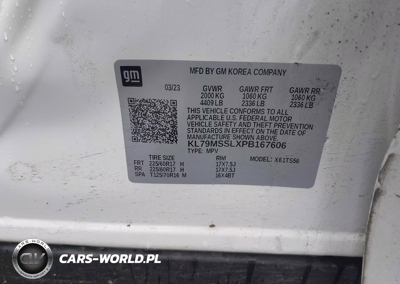 2023 Chevrolet Trailblazer Awd Activ VIN:KL79MSSLXPB167606 - 9