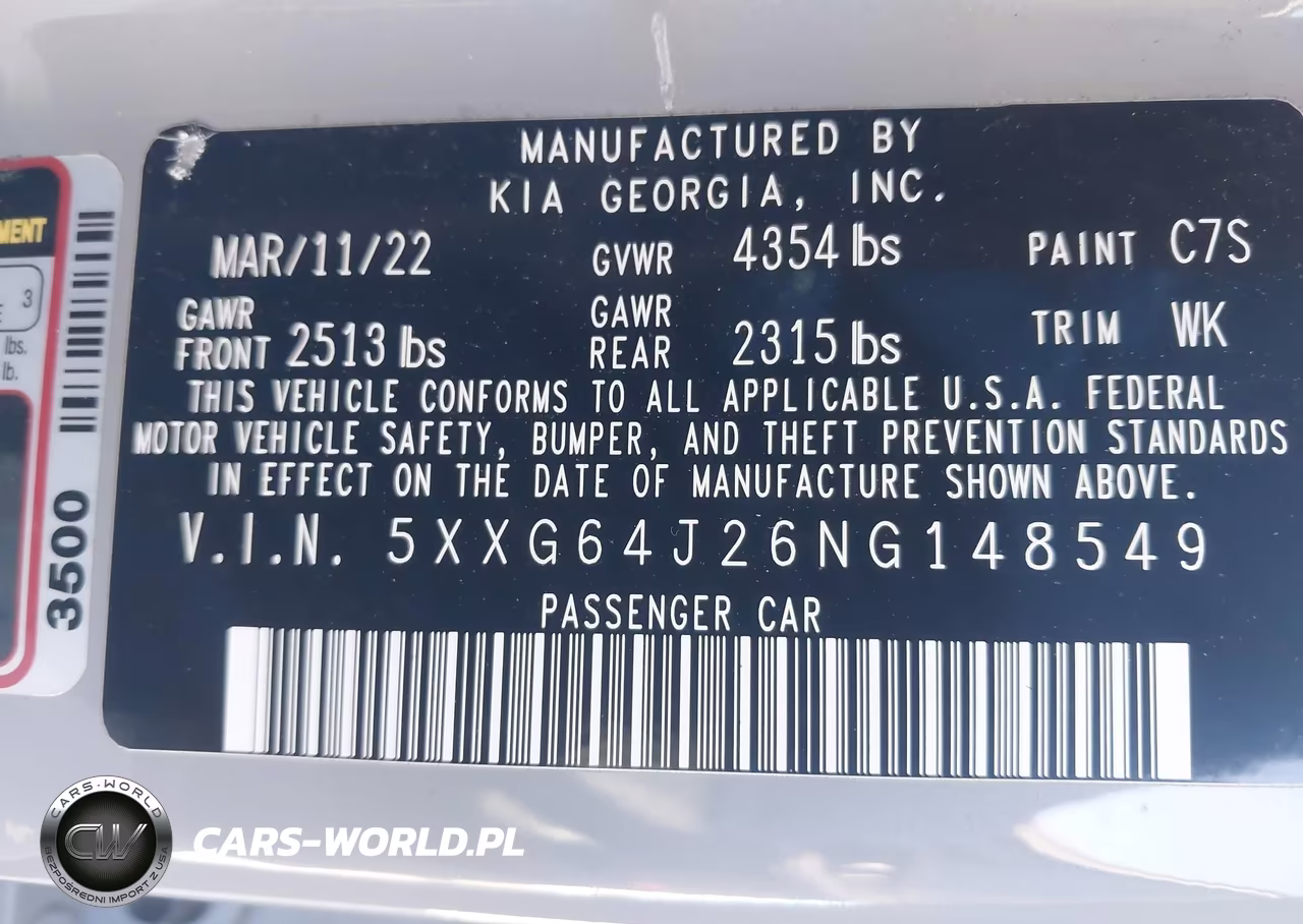2022 Kia K5 Gt-Line VIN:5XXG64J26NG148549 - 9
