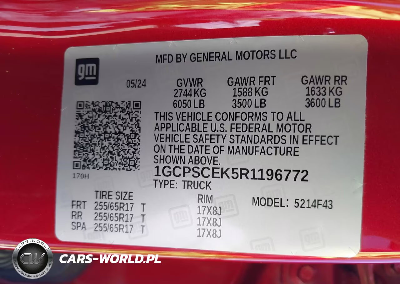 2024 Chevrolet Colorado 2Wd Lt VIN:1GCPSCEK5R1196772 - 9