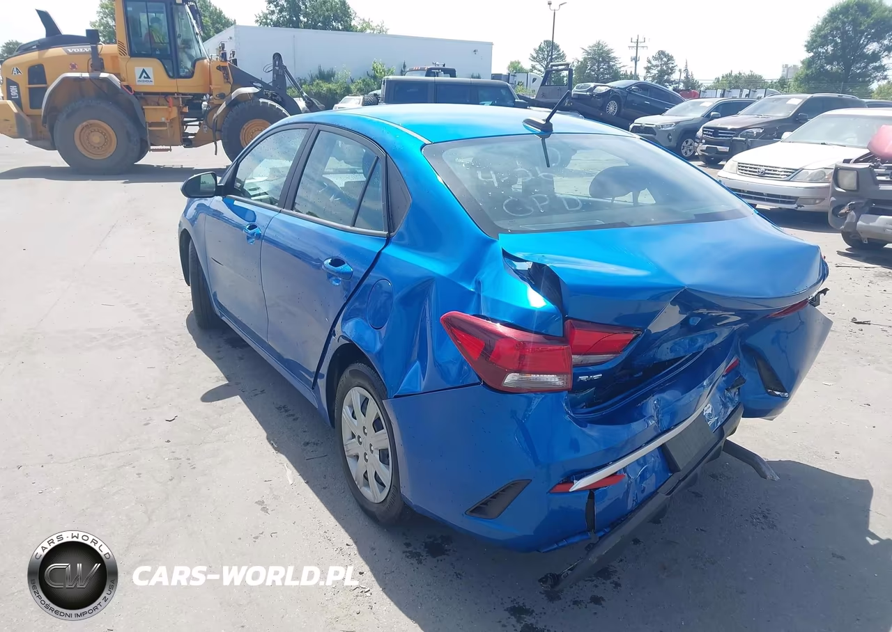 2022 Kia Rio S VIN:3KPA24AD0NE449829 - 3