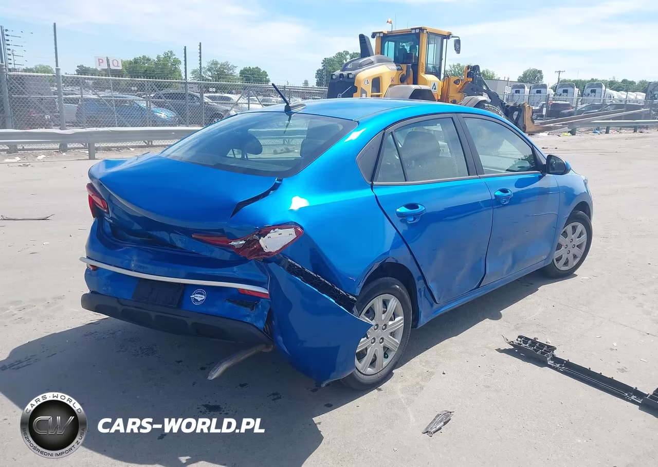 2022 Kia Rio S VIN:3KPA24AD0NE449829 - 4