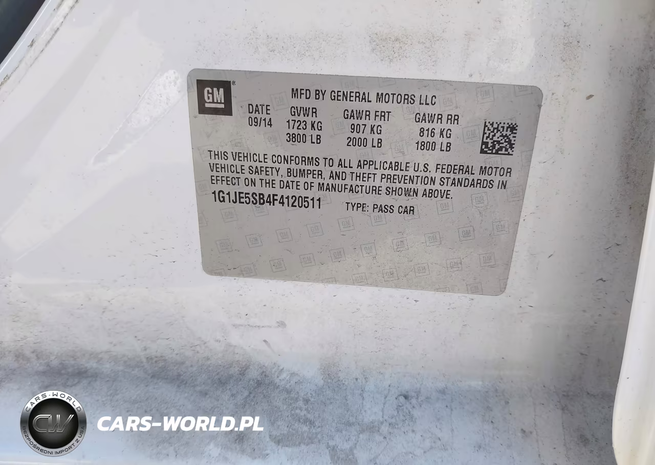 2015 Chevrolet Sonic Ltz Auto VIN:1G1JE5SB4F4120511 - 9
