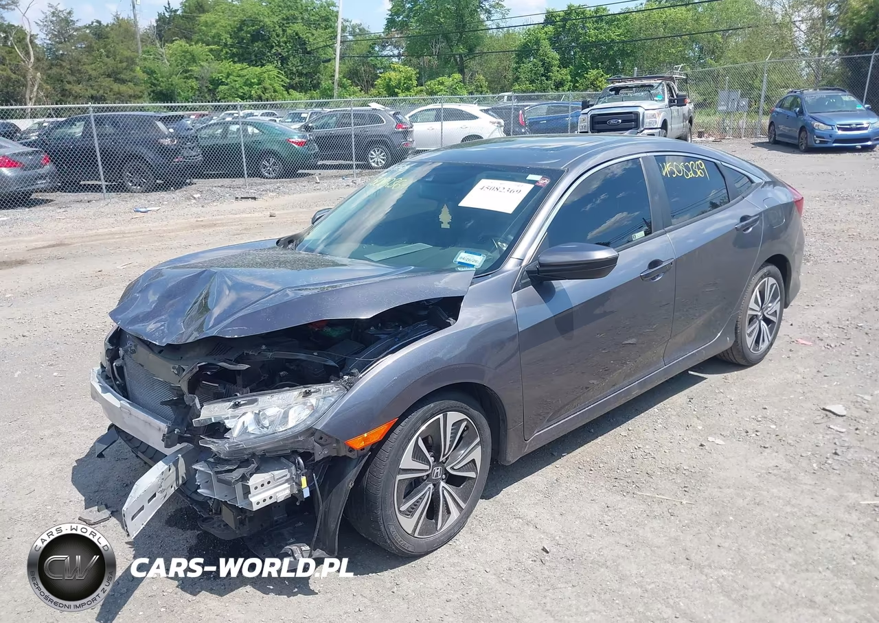 2018 Honda Civic Ex-L VIN:JHMFC1F83JX033604 - 2