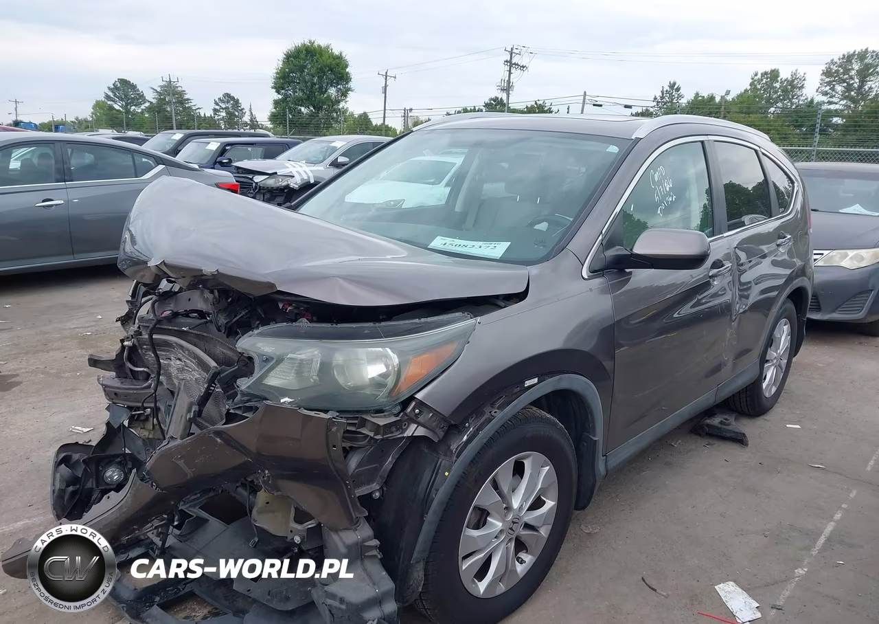 2012 Honda Cr-V Ex-L VIN:5J6RM3H7XCL001362 - 2