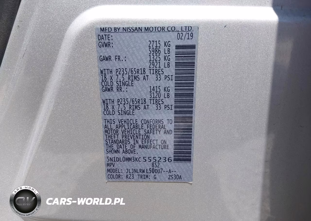 2019 Infiniti Qx60 Luxe VIN:5N1DL0MM3KC555236 - 9