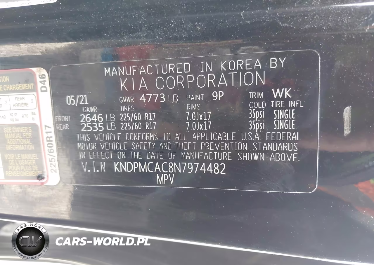 2022 Kia Sportage Lx VIN:KNDPMCAC8N7974482 - 9