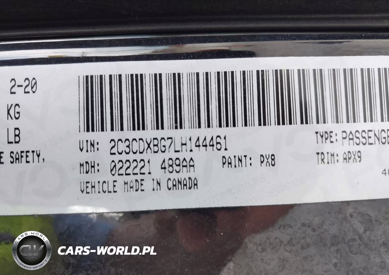 2020 Dodge Charger Sxt Rwd VIN:2C3CDXBG7LH144461 - 9