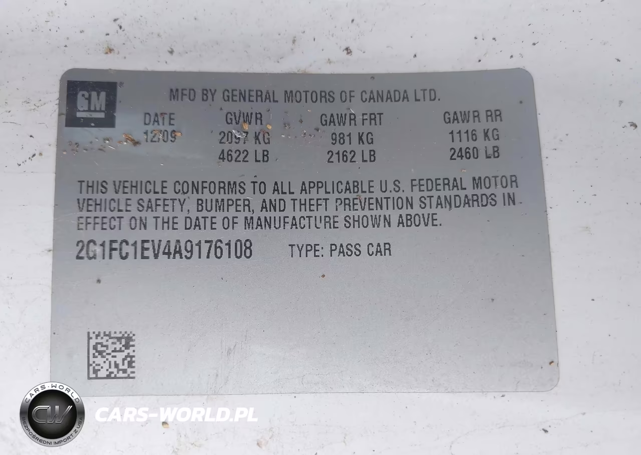 2010 Chevrolet Camaro 2Lt VIN:2G1FC1EV4A9176108 - 9