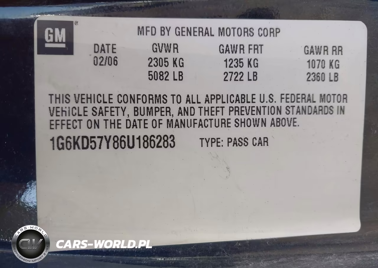 2006 Cadillac Dts Standard VIN:1G6KD57Y86U186283 - 9