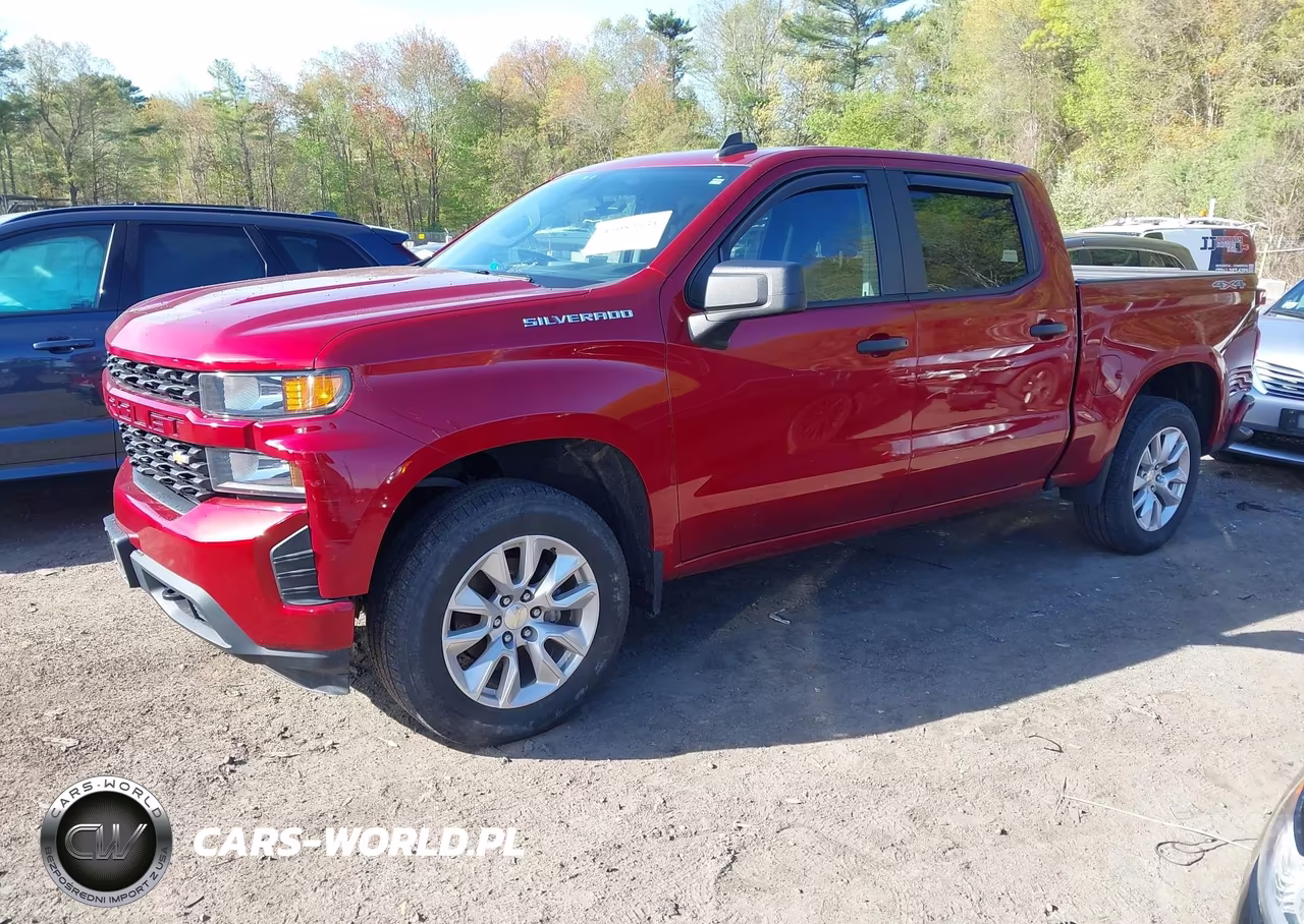 2021 Chevrolet Silverado 1500 4Wd Short Bed Custom VIN:3GCPYBEK7MG317532 - 2