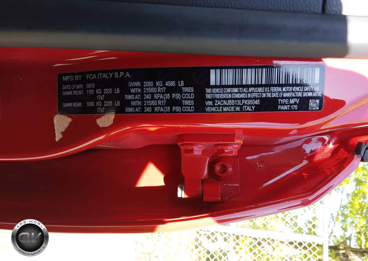2020 Jeep Renegade Altitude 4X4 VIN:ZACNJBB13LPK95045 - 9