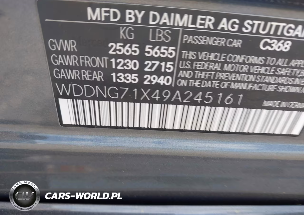2009 Mercedes-Benz S 550 VIN:WDDNG71X49A245161 - 9