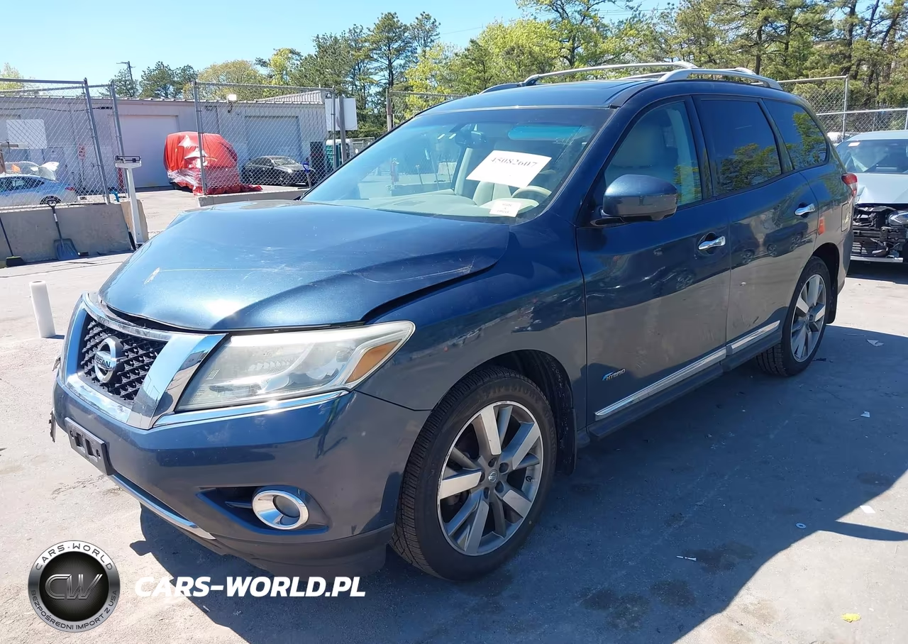 2014 Nissan Pathfinder Hybrid Platinum VIN:5N1CR2MM0EC660424 - 2