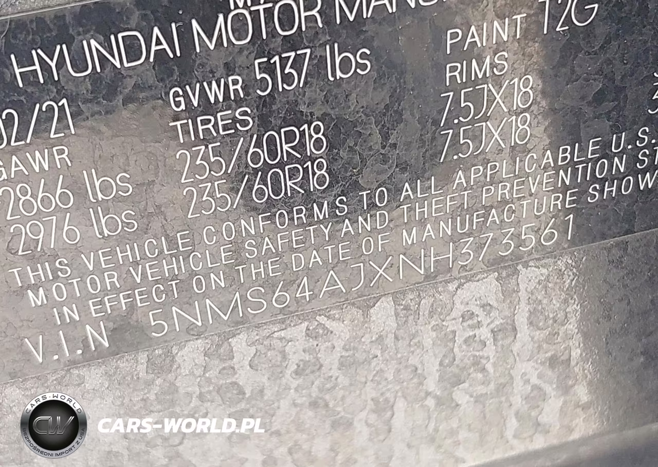 2022 Hyundai Santa Fe Sel VIN:5NMS64AJXNH373561 - 9