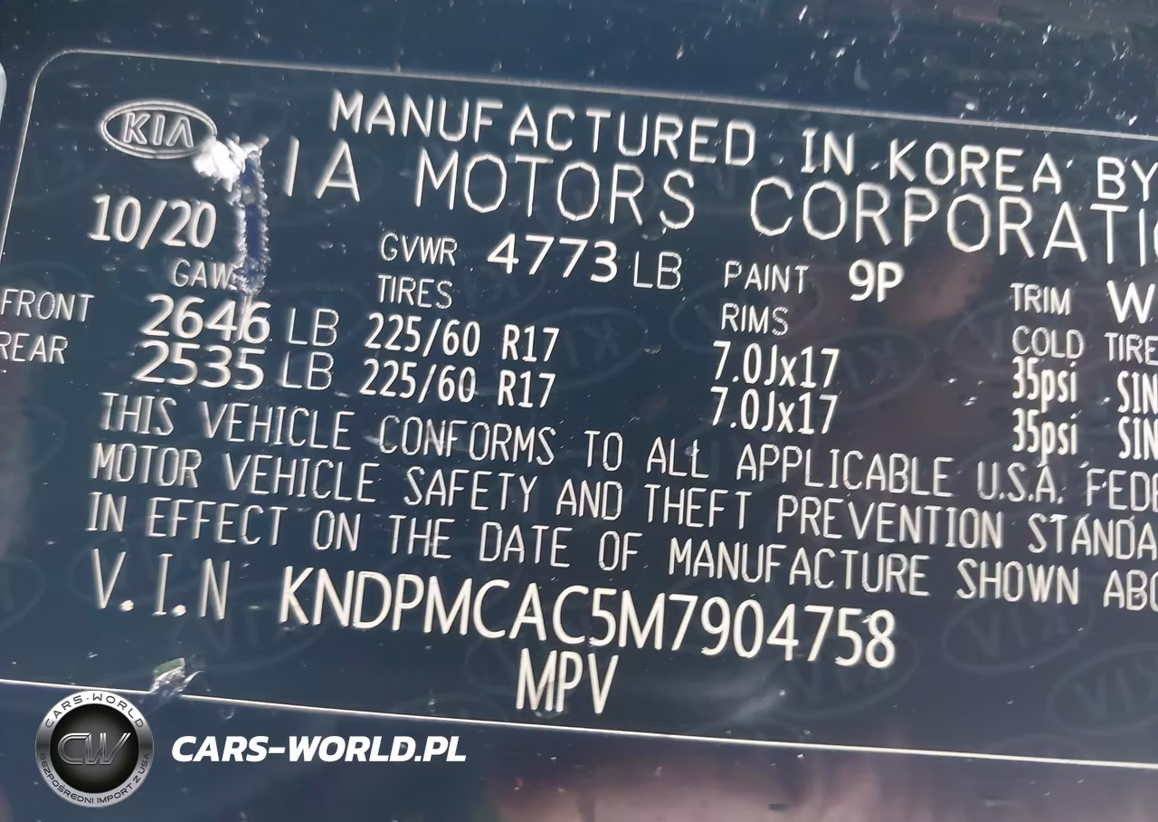 2021 Kia Sportage Lx VIN:KNDPMCAC5M7904758 - 9