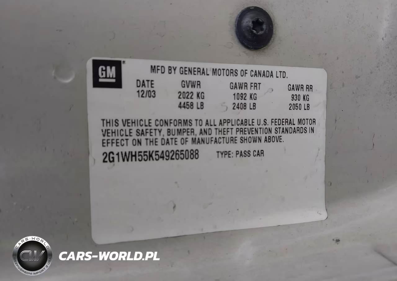 2004 Chevrolet Impala Ls VIN:2G1WH55K549265088 - 9