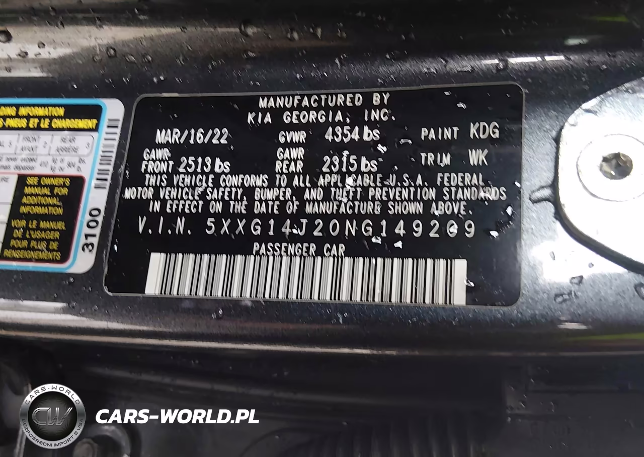 2022 Kia K5 Lxs VIN:5XXG14J20NG149209 - 9